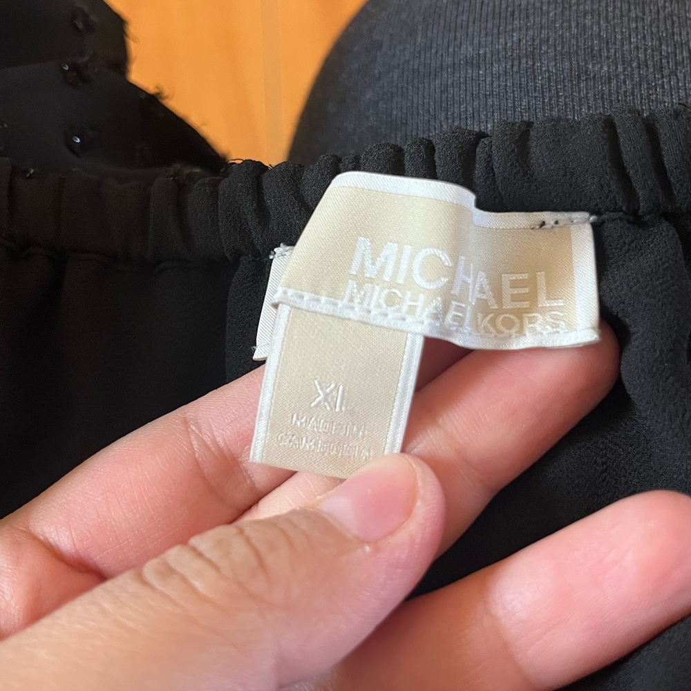 Michael Kors Elegant Black Garment